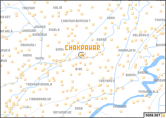 map of Chak Pawār