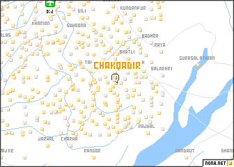 map of Chak Qādir