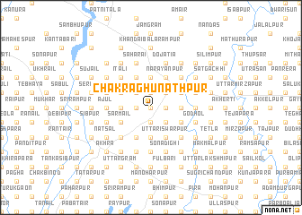 map of Chak Raghunāthpur