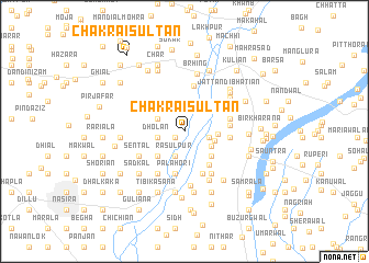 map of Chak Rai Sultān