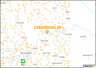 map of Chak Rakwālān