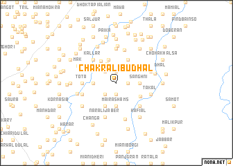 map of Chakrāli Budhāl