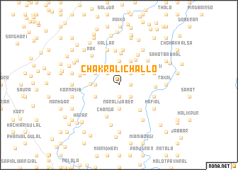 map of Chakrāli Challo