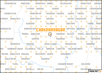 map of Chak Rāmnagar