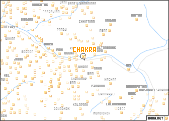 map of Chākra