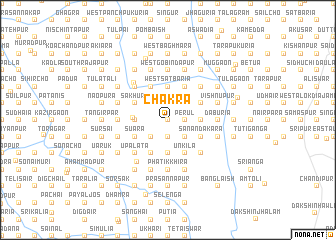 map of Chakra