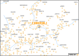 map of Chakriāli