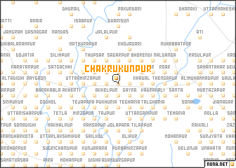 map of Chak Rukunpur