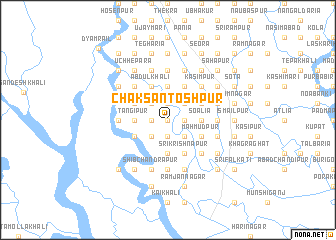 map of Chak Santoshpur