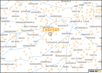 map of Chak Sān