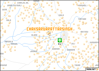 map of Chak Sardār Attar Singh