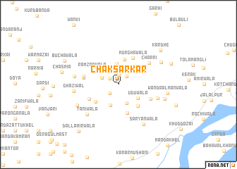 map of Chak Sarkār