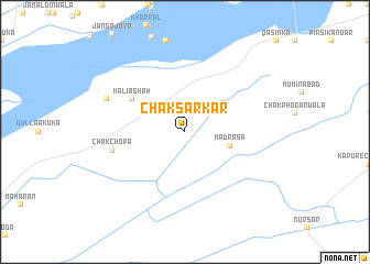 map of Chak Sarkār