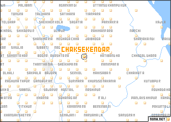 map of Chak Sekendar