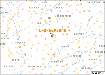 map of Chak Seven MR