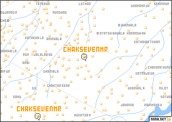 map of Chak Seven MR