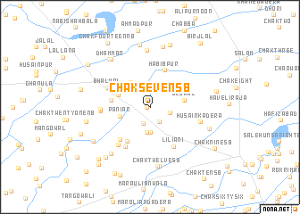 map of Chak Seven SB