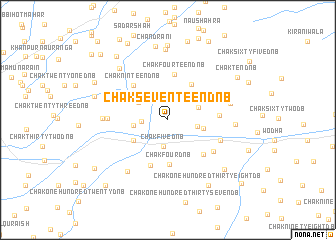 map of Chak Seventeen D-NB