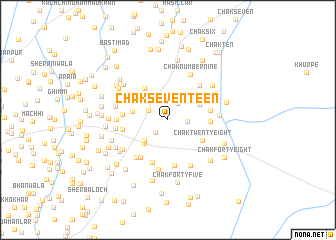 map of Chak Seventeen