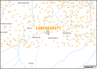 map of Chak Seventy