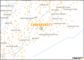 map of Chak Seventy