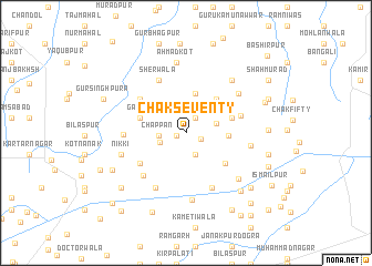 map of Chak Seventy