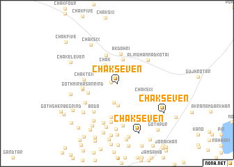 map of Chak Seven