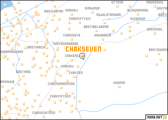 map of Chak Seven