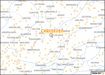 map of Chak Seven