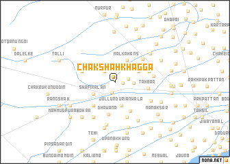 map of Chak Shāh Khagga