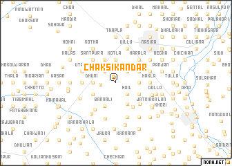 map of Chak Sikandar