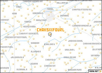 map of Chak Six Four L