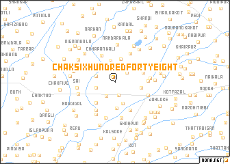 map of Chak Six Hundred Forty-eight