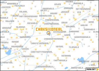 map of Chak Six-One A L