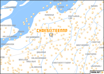 map of Chak Sixteen NP