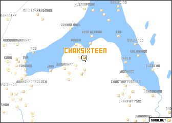 map of Chak Sixteen