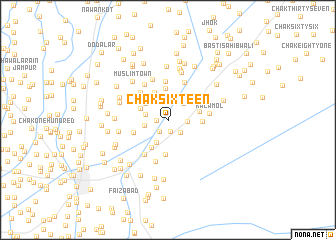 map of Chak Sixteen