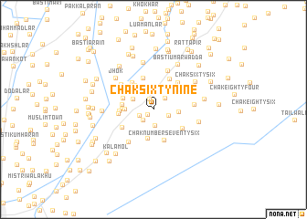 map of Chak Sixty-nine