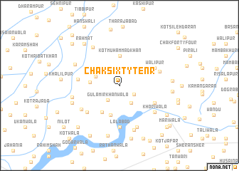 map of Chak Sixty-Ten R