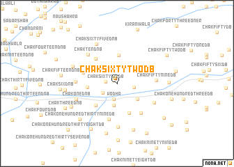 map of Chak Sixty-two DB