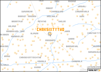 map of Chak Sixty-two
