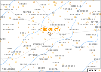 map of Chak Sixty