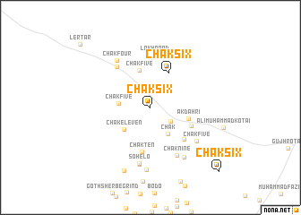 map of Chak Six