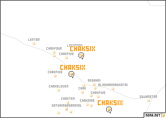 map of Chak Six