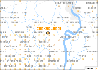 map of Chak Solmāri