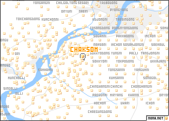 map of Chaksŏm