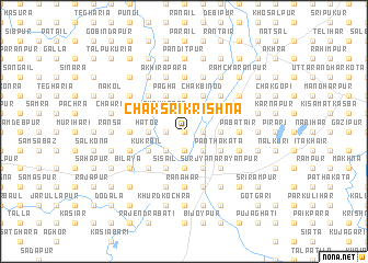 map of Chak Srīkrishna