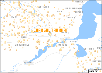 map of Chak Sultān Khān