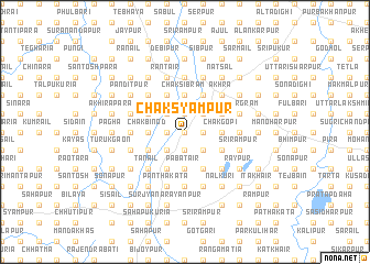 map of Chak Syāmpur