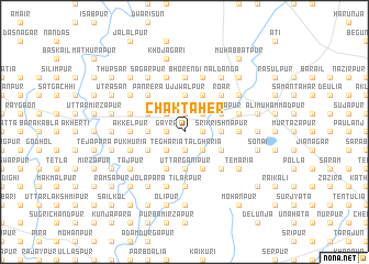 map of Chak Tāher
